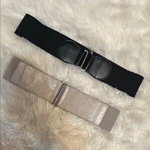 Express Black and Gray Women's Belts